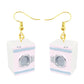 Retro Washing Machine Drop Earrings Cartoon Art Women Party Jewelry Ear Fashion