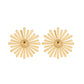 Big Flower Shaped Stud Earrings for Women Girls Ear Studs Jewelry Gift Fashion
