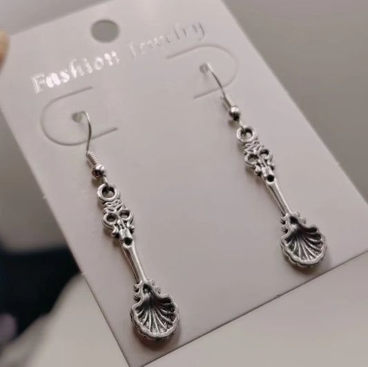 Mixing Spoon Vintage Dangle Earrings Fashion Party Girls Pendant Earrings Women