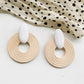 14 Styles Geometric Bamboo Round Party Statement Drop Earrings Modern Women