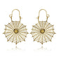 22 Styles Hollow Geometric Carved Ethnic Drop Dangle Earrings Trendy Women