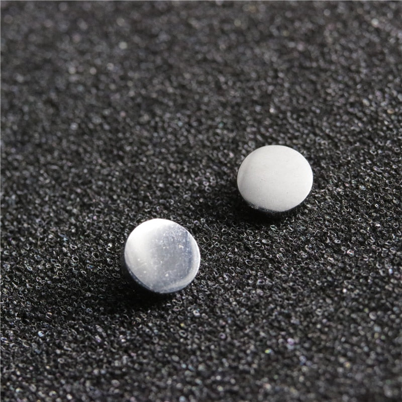 12 Styles Tiny Minimalist Stainless Steel Stud Earrings Women Jewelry Small