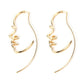1pair Hollow Out Face Design Earrings for Women Girls Ear Studs Jewelry Gift