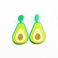 12 Styles Watermelon Lemon Strawberry Cherry Dangle Earrings Cartoon Ear