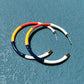 Multiple Colour Hoop Earrings Women Girl Party Gift Fashion Ear Jewelry