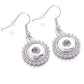 21 Styles Snap Buttons Dangle Drop Earrings for Fashion Stylish Jewelry Drop