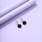 Black Smile Pendant Drop Earrings Women Girl Fashion Trendy Jewelry Accessories