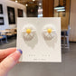 1Pair Cute Daisy Design Stud Earrings For Women Girl Fashion Modern Jewelry Gift