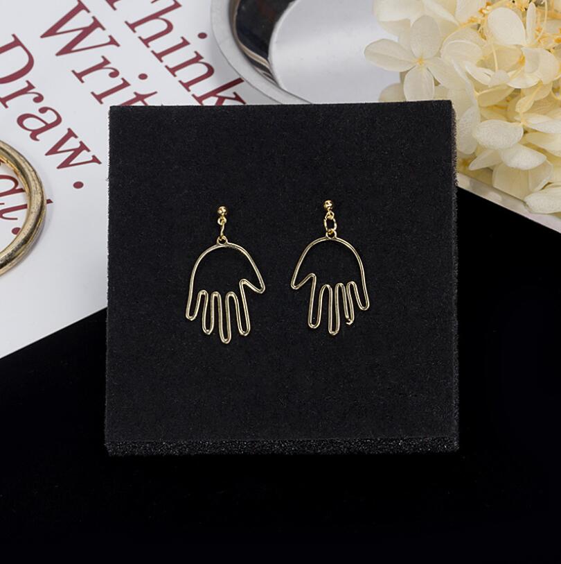 22 Styles Girl Face Abstract Line Drop Earrings Women Party Wedding Jewelry