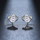 Merged Heart Stud Earrings Women Girls Summer Party Studs Ear Women Jewelry