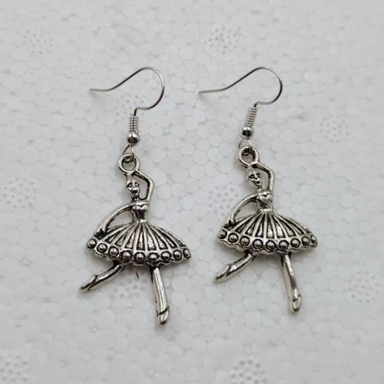 Ballet Performance Girl Drop Earrings Fashion Party Girls Pendant Earrings Women