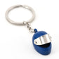 4 Colors Simulation Motorcycle Helmet Keychains Exquisite Keyring Charms Gift
