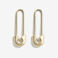 26 Styles Safety Pin Small Alloy Tassel Pin Drop Earrings Fashion Women Summer