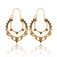 28 Styles Vintage Boho Geometric Carved Hoop Earrings Women Gifts Earring Cute