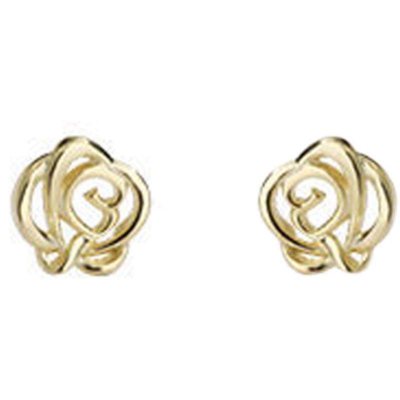 Rose Earrings Small Earrings For Women Fashionable Elegant Cool Wind stud