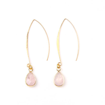 Pink Drop Charm Lady Cute Dangle Earrings for Women Jewelry Girls Earrings