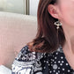 Bird and Fan Drop Earrings Women Party Wedding Jewelry Creative Gifts Earrings