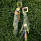 Holographic Tassel Dangle Earrings Women Travel Fashion Cartoon Earrings