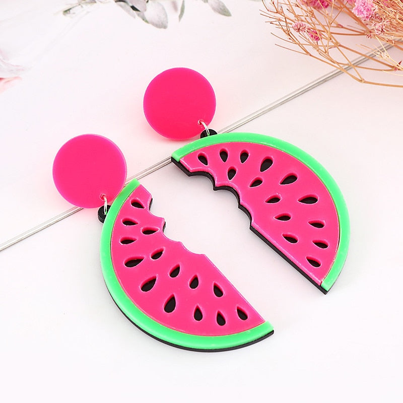 51 Styles Robot Donut Panda Lightning Drop Earrings Women Travel Fashion Cartoon