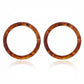 19 Styles Geometric Acrylic Irregular Hollow Circle Square Drop Earrings Modern