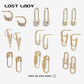 26 Styles Safety Pin Small Alloy Tassel Pin Drop Earrings Fashion Women Summer