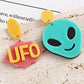 47 Styles Guitar Fish Eye Acrylic Drop Earrings Female Travel Cartoon Earrings