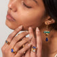 Irregular Colorful Mismatched Drop Earrings Jewelry For Women Fashion