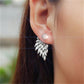 Feather Wing Stud Earrings Women Fashion Jewelry Party Wedding Earrings Gift