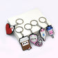 9 Styles Medicine heart pill tooth brain anime Keyring Gift for Nurse Doctor