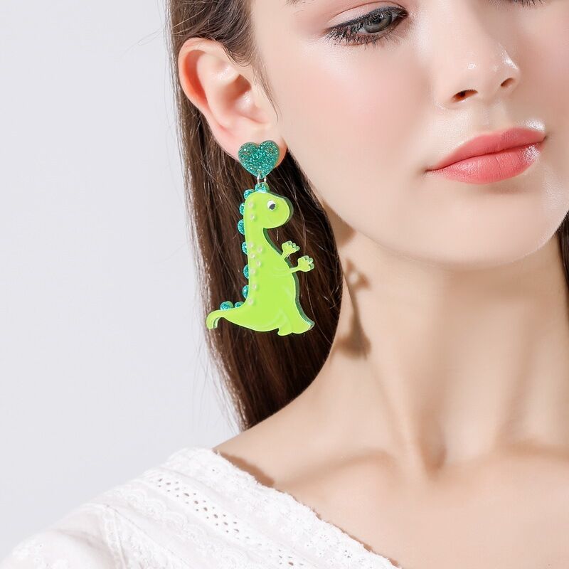 19 Styles Acrylic Cat Snake Flamingo Drop Earrings Women Travel Fashion Cartoon