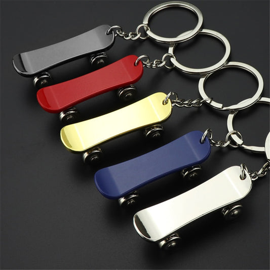 5 Styles Simulation Scooter Keychain Stainless Steel Keyring Charms For Women