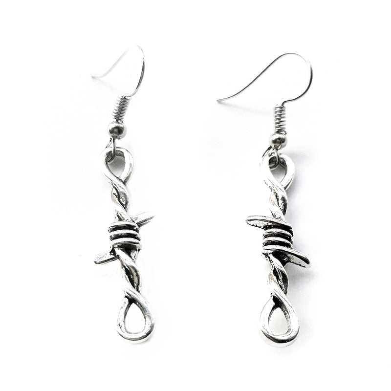 Creative Design Metal Rope Drop Earrings Women Creativity Jewelry Cute Earring