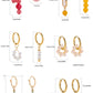 White Beads Drop Earrings Women Party Bohemian Jewelry Dangle Gifts Earrings