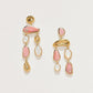 Irregular Pearly Pink Drop Earrings Jewelry For Women Fashion Accessories Trendy