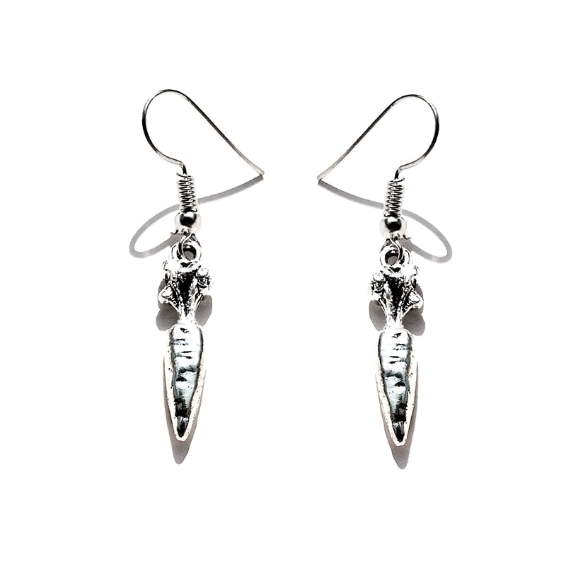 Creative Design Metal Carrot Drop Earrings Women Creativity Jewelry Cute Earring