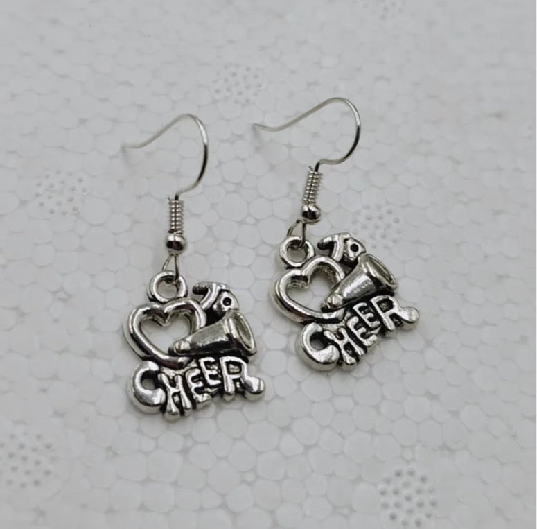 Cheers Metal Drop Earrings Fashion Party Girls Pendant Earrings Women Jewelry