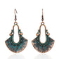 12 Styles Round Leaf Ethnic Bohemia Boho Dangling Drop Earrings Female Fashion
