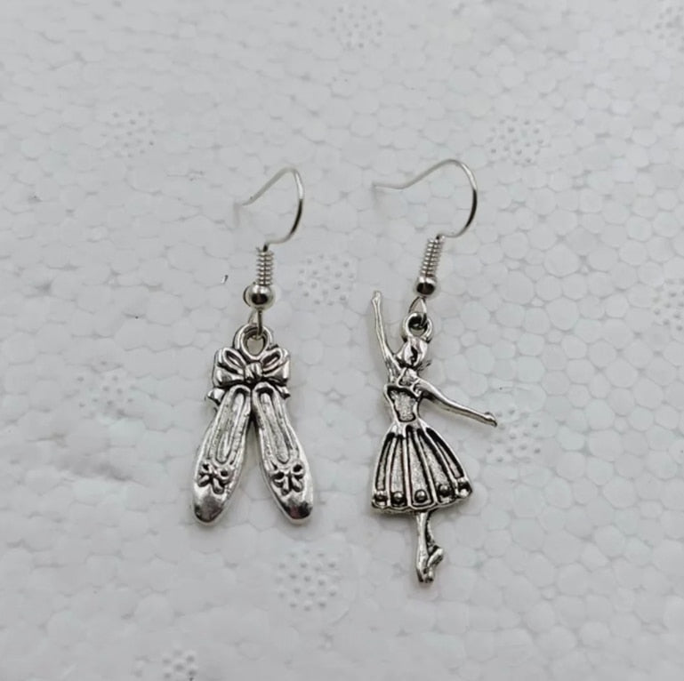 Ballet Girl Drop Earrings Fashion Party Girls Pendant Earrings Women Jewelry