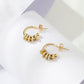 High Fashion Glitter Modern Arch Stud Earrings Minimalist Earring Studs Jewelry