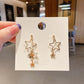 Mismatched Stars Charms Drop Earrings For Women Girl Fashion Modern Jewelry Gift
