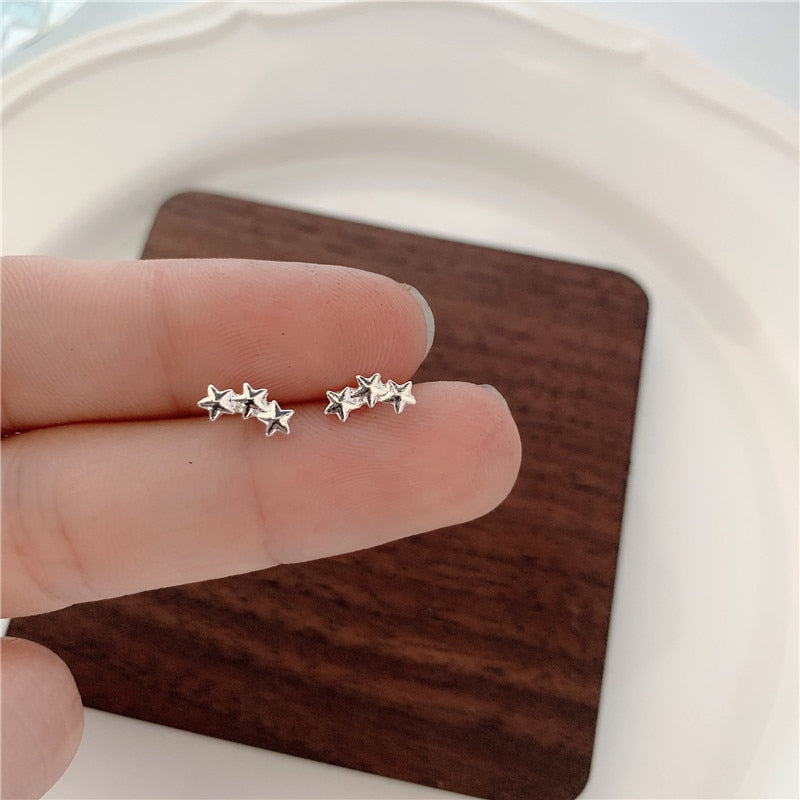 26 Styles Mini Heart Star Moon Cross Butterfly Snake Stainless Steel Stud