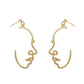 22 Styles Girl Face Abstract Line Drop Earrings Women Party Wedding Jewelry