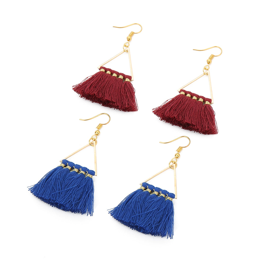 22 Styles Layered Bohemian Tassel Dangle Earrings Women Fashion Modern