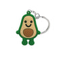 9 Styles Avocado apple flower anime keychain Cartoon Key Ring Pendant Key Holder