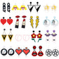 40 Styles Astronaut Food Tassel Jellyfish Octopus Drop Earrings Female Travel