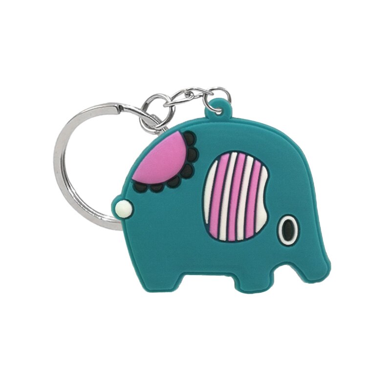 16 Styles dog pig panda Koala bee dolphin pattern Keychain Cartoon Key Holder