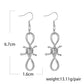 Antique Style Rope Dangle Earrings Charms Jewelry Fashion Creative Earrings For