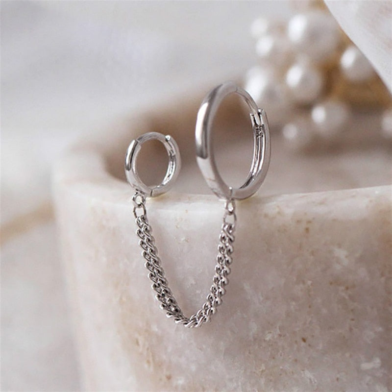 1Pc Chain Bohemian Ear Stud Earrings Women Girl Trendy Earrings Jewelry