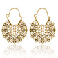 28 Styles Vintage Boho Geometric Carved Hoop Earrings Women Gifts Earring Cute