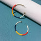 Multiple Colour Hoop Earrings Women Girl Party Gift Fashion Ear Jewelry